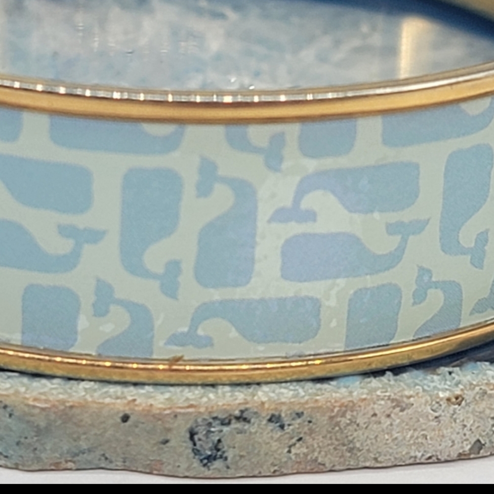 NWOT Vineyard Vines Bracelet Baby Blue with Gold Accents just stunning!!! - Picture 5 of 8